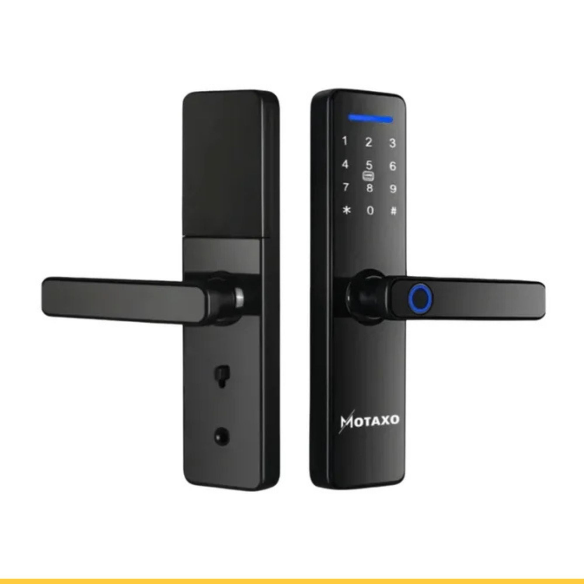 serrure connectée caméra sonnette WiFi Détection de mouvement PIR serrure Tuya 2K notification smartphone
