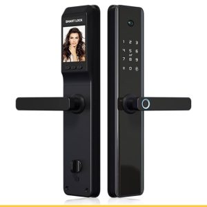 serrure connectée caméra sonnette WiFi Détection de mouvement PIR serrure Tuya 2K notification smartphone